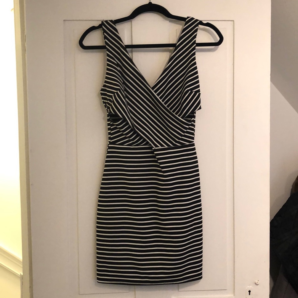 Cute striped club/ going out dress